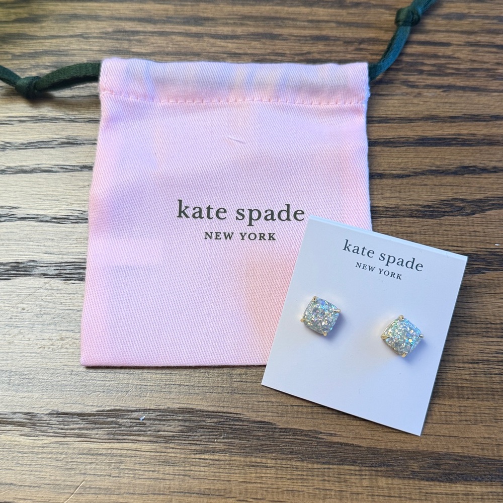 Kate Spade Glittering Square Earrings